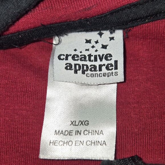 Arkansas Razorbacks Womens 1/4 Zip Pullover Fleece Crimson Red SZ XL - Picture 6 of 6